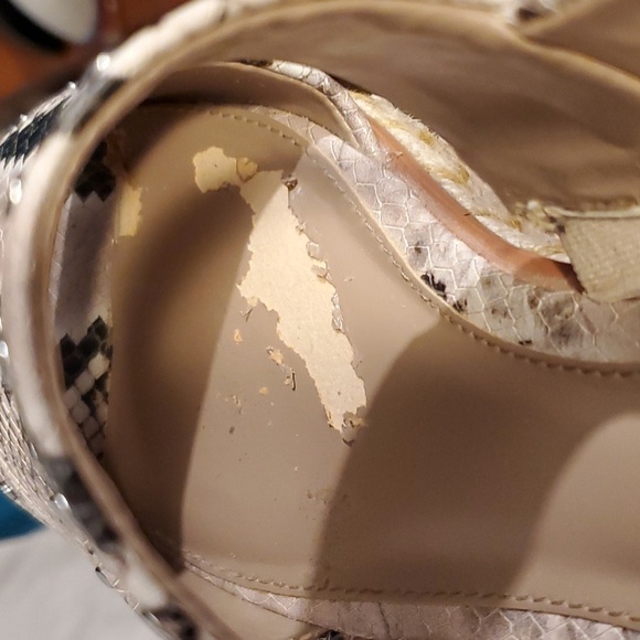 Vince Camuto Marsa Snakeskin Platform Espadrille Sandals - Picture 10 of 13